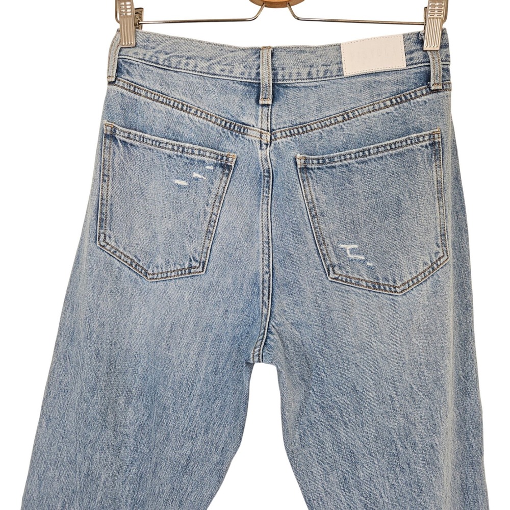 Pistola Charlie High-Rise Classic Straight Distressed Jeans 28 - Picture 12 of 13